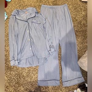 Eberjey Blue Pajama Set